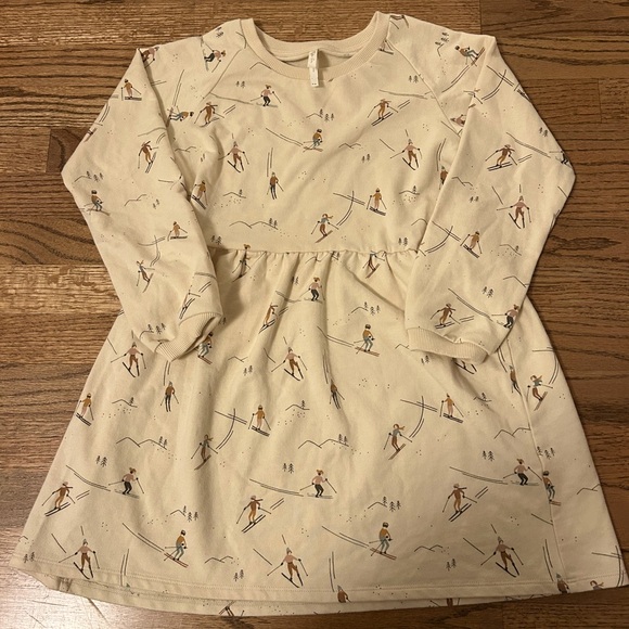 Rylee + Cru long sleeved ski print dress - Picture 1 of 3
